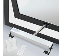 Catena elettrica aprifinestra con telecomando wireless e interruttore, corsa regolabile per la ventilazione automatica del lucernario e della serra, motore impermeabile IP32