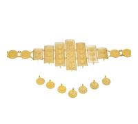 Catena etnica turca della cinghia della moneta delle donne per le catene mediorientali del ventre di nozze di Dubai, Length 103 cm, Metallo Metallo Esotico