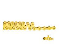 Catena for bici da strada Gold Chain 6/7/8s 9s 10s 11s 12s velocità universale corrente con maglia mancante(8s Gold)