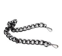 Catena for Borsa 30/60/100cm Catena di Ricambio in Metallo Tracolla in Alluminio Spessa Maniglia for Borsa Argento Dorato Nero Accessori for Borsa Hardware Fai da Te Catena for Borsa (Color : Gold, Si