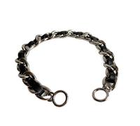 Catena for borsa, accessori for borsa fai da te, ferramenta in metallo, parti for borsa, catena for borsa, cinturino in pelle, tracolla(Silver,60 cm)
