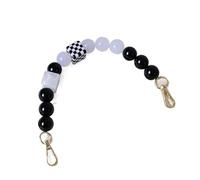 Catena for borsetta Catena for accessori for borse da donna Catena for accessori in resina acrilica a contrasto nero Parti for polsini artigianali Catene for manici for borse di ricambio for donne Cat