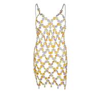 Catena for il petto con perline colorate, imbracatura for tutto il corpo, gioielli sexy for bikini, reggiseno, catena for la vita, copricostume da spiaggia for donne e ragazze, regali