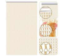 Catena Gradlen Schermi di mosca Dorato 80*200cm in alluminio metallo tenda schermo di mosca per il controllo degli insetti volanti,tiene fuori gli insetti,mosche,vespe,doppio gancio schermo di mosca