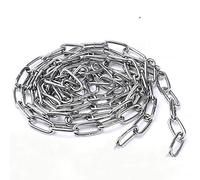 Catena in Acciaio Inossidabile 304 Robusta Catena Saldata Resistente per Impieghi Gravosi per Appendere la recinzione, Portare a Spasso la Catena del Cane, Catena Altalena, Carico 200kg, 4mm-1M