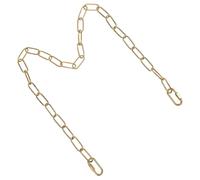 Catena in Ferro per Lampade Pendenti con Chiusure, Oro 97x1,6x0,3cm | Aggancio Rapido, Lunghezza Regolabile, Fissaggio Sicuro, per Lampade a Sospensione, Ufficio e Ristorazione