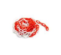 Catena in plastica bianca/rossa Ø 6 mm per delimitazione 25 mt