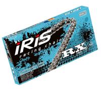 CATENA IRIS 420 RX-114 (114 ANELLI) SENZA O-RING (APERTA + FISSAGGIO) ARGENTO (M
