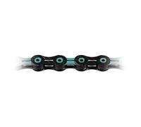 CATENA KMC DLC11 SUPERLIGHT 11 VELOCITA' 118 MAGLIE NERO CELESTE PER BICICLETTA