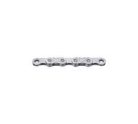 Kmc X-flat Ept Waxed 12-13s Chain Trasparente 126 Links / 12-13s Silver