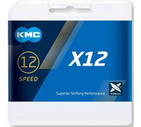 CATENA KMC X12 SILVER/NERO 12 VELOCITA' 116 MAGLIE
