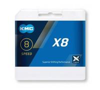 Catena KMC x8 Collegamenti 8v Cromato