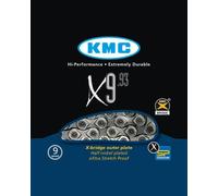 Catena per bicicletta KMC X9 x114 grigio/argento