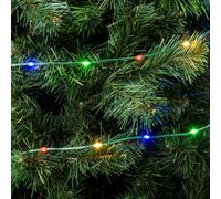 Catena Lineare Gocce di Luci a LED Serie 400 Gocce l. Mtl Bianca 34 mt