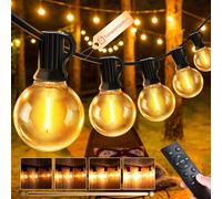 Catena Luci da Esterno Giardino - 20M G40 LED Lampadine Esterno Gazebo