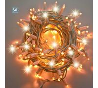 Catena Luci Di Natale 10 metri 100 MaxiLed Professionale Luce Calda Più Fredda [EEK: A]