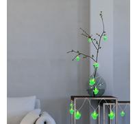 Catena Luci Leuchtkette Luci Decorative 10x LED Cactus Verde Ghirlanda Batterie