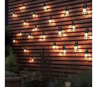 Catena Luci Solardeko Lampada per Esterni 30x Lanterne LED da Giardino Balcone