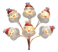 Catena luminosa 10 LED bianco caldo 110 cm e filo 9 cm Bianco caldo