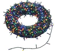 Catena luminosa 1000 LED 8 giochi di luce multicolor 65 m Multicoloured