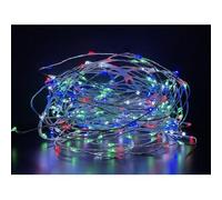 CATENA LUMINOSA 180 GOCCE LED C/GIOCHI MULTICOL