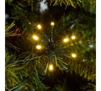CATENA BUNCH 320 LED BIANCO CALDO GRUPPI DA 8 LED 16 MT
