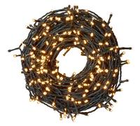 Catena luminosa 500 LED 8 giochi di luce bianco caldo 45 m Bianco caldo