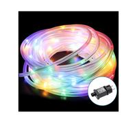 catena luminosa a basso voltaggio a tubo con 150led 15mt,rgby multicolor,8 giochi luce + timer ip44 da esterno e interno!