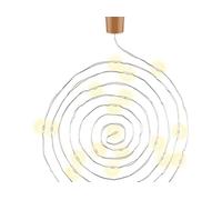 CATENA LUMINOSA A LED GOOBAY Bottiglie 10 x 20, Argento, Marrone