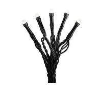 CATENA LUMINOSA A LED KONSTSMIDE 3813-100 MICRO LICHERKETTE 200ER GEFR., Bianco, Nero