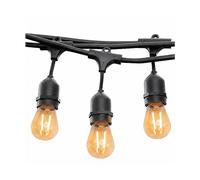 CATENA LUMINOSA A LED LUMISKY MAFY 20 LIGHT, Nero