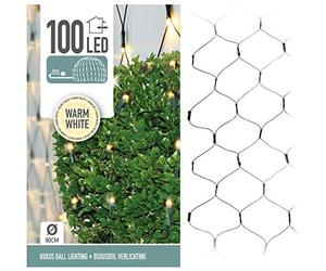 Catena luminosa a LED per bosso, sfera con 100 LED, diametro 90 cm, sfera decorativa