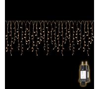 Catena Luminosa a LED per Esterni, 200 Luci per Finestre, 8 M, Luci Natalizie (5