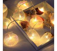 Catena luminosa a LED per interni, 4,5 m, 30 LED, luce bianca calda, 8 modalità, luci a batteria, per tavolo, giardino, bagno, matrimonio, feste, decorazione marittima