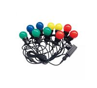 CATENA PARTY 5W 10 LAMPADE LED MULTICOLORE 5 METRI IP44 VT-70510-LED7435 V-TAC