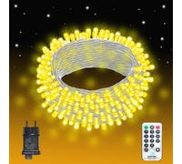 Catena Luminosa con Telecomando 50M 500 LED Luci di Natale 8 Modalità
