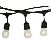 CATENA LUMINOSA CORDONIERA PENDENTE DA ESTERNO 10 METRI 10 LAMPADINE OPZIONALE