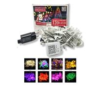 Catena Luminosa da esterno smart bluetooth luci natalizie da 120 led multicolor