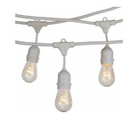 CATENA LUMINOSA ESTERNO IP44 CORDONIERA PORTALAMPADA A CASCATA 10XE27 11MT ST-AP