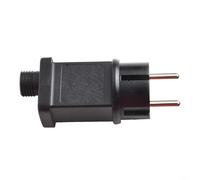 Catena luminosa impermeabile con alimentatore di rete, IP44, a basso voltaggio, impermeabile, adattatore LED per illuminazione natalizia, catena luminosa luminosa (24 V)