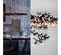 Catena Luminosa LED Crispy Ice White IP44 Interno & Esterno 3000K 540 LED 12m