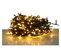 Catena luminosa LED, Fili Luminosi, Colore Bianco Caldo, per Interno ed Esterno 36 m - 480 LED