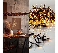 Catena Luminosa LED Golden IP44 Interno & Extra Bianco Caldo 2000K 800 Leds 16m