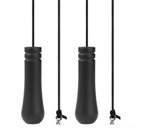 Catena luminosa per ventilatore da bagno in stile moderno | Confezione da 2 cavi di ricambio, 150 cm, in nylon nero, design anti-groviglio, adatti per interruttori standard