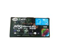 CATENA LINEARE MICRO LUCI A LED SERIE 'M-MH' 400 led RGB - 24 mt. (24+4)