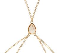 Catena minimalista per bikini da spiaggia, catena placcata oro, catena di pancia regolabile, gioielli fatti a mano per catena in vita da donna, oroDisponibili e professionali.