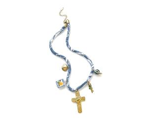 Catena minimalista per clavicola con tessuto testurizzato per un comodo utilizzo versatile e impilabile per tutti i giorni, One Size, come descritto, come descritto