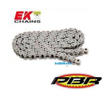 CATENA MOTO EK 420 130 MAGLIE RINFORZATA PBR PITBIKE QUAD CON FALSA MAGLIA INCLU