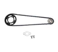 Catena Motocross Kit Universale con Corona 37 Denti e Pignone 17 Denti per ATV e Go Kart 420mm 155 Maglie