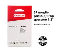 CATENA MOTOSEGA OREGON 57 Maglie 91P057E - 3/8''bp - 1,3 mm - per barra 40cm